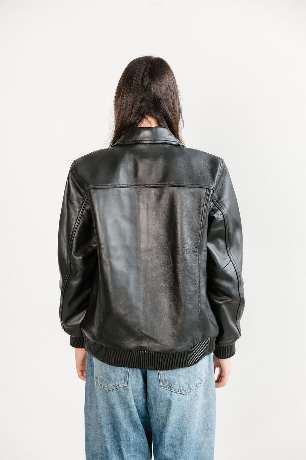 Berkeley Leather Bomber Jacket
