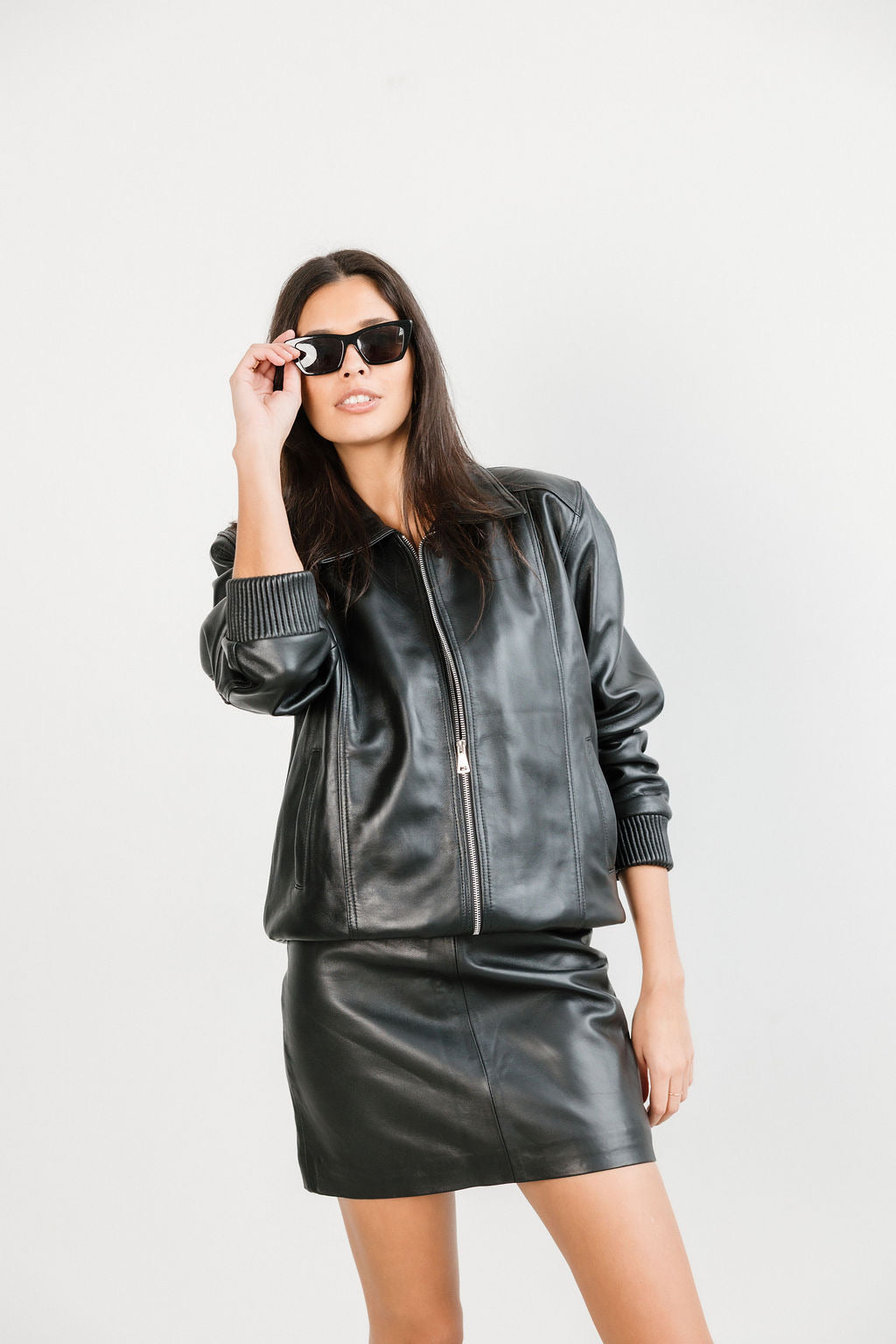 Berkeley Leather Bomber Jacket