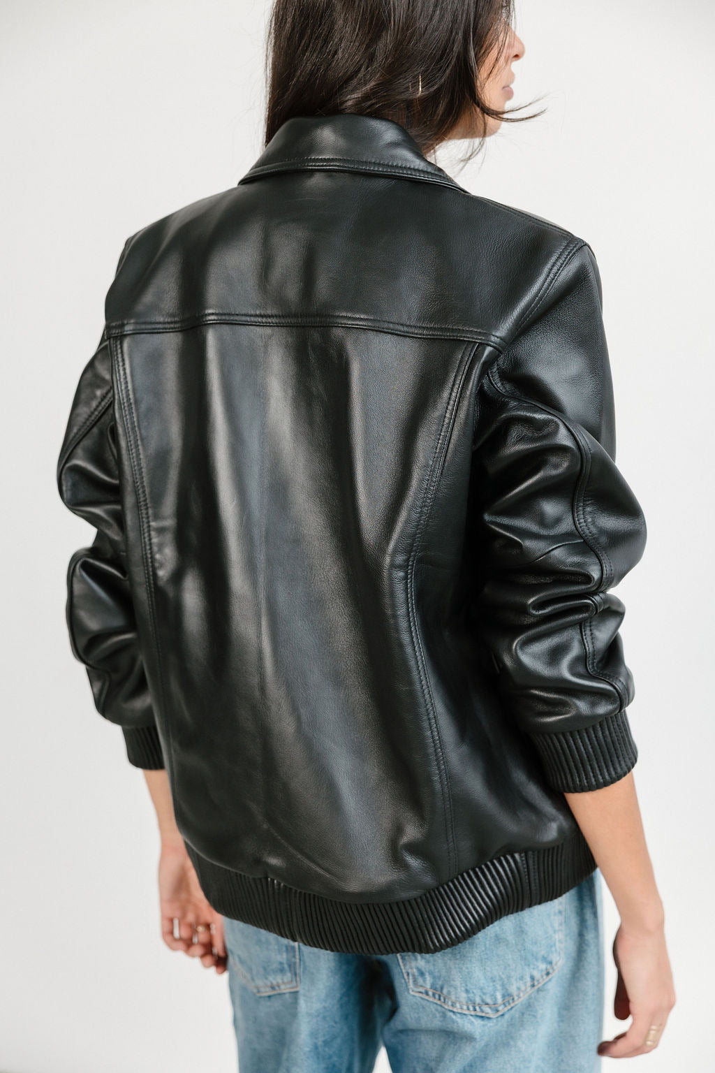 Berkeley Leather Bomber Jacket
