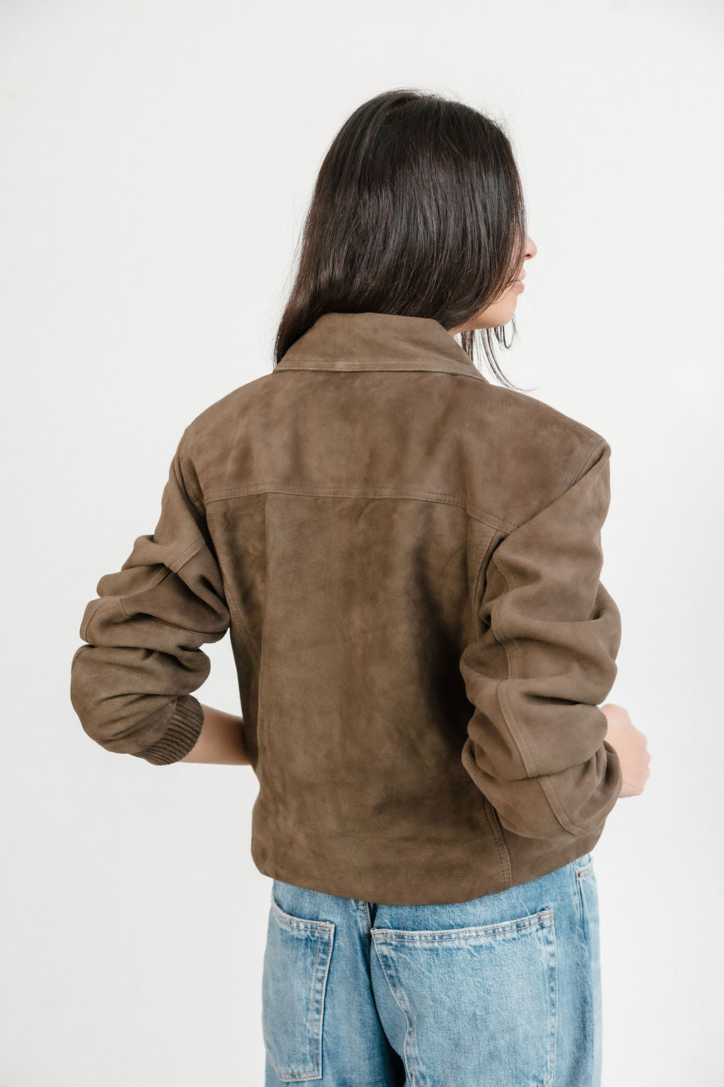 Berkeley Suede Bomber Jacket