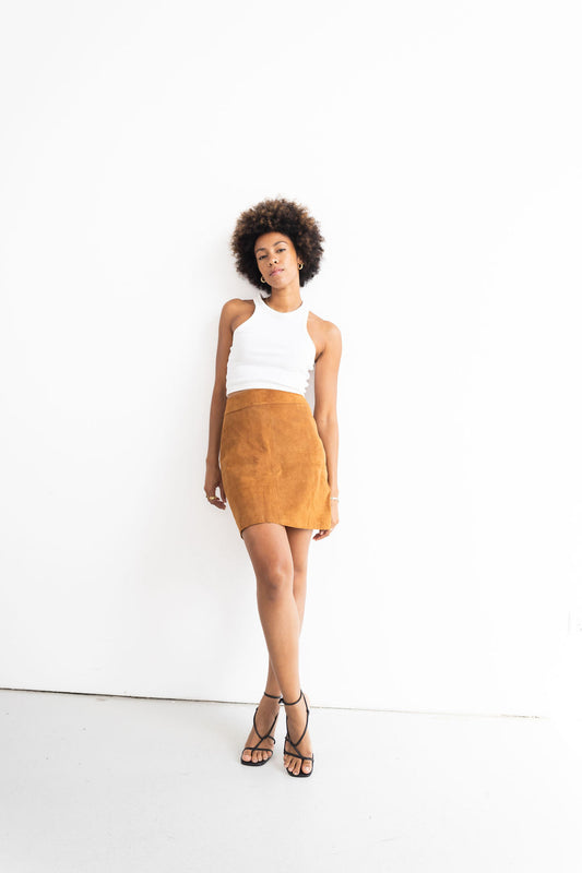 Malibu Suede Skirt