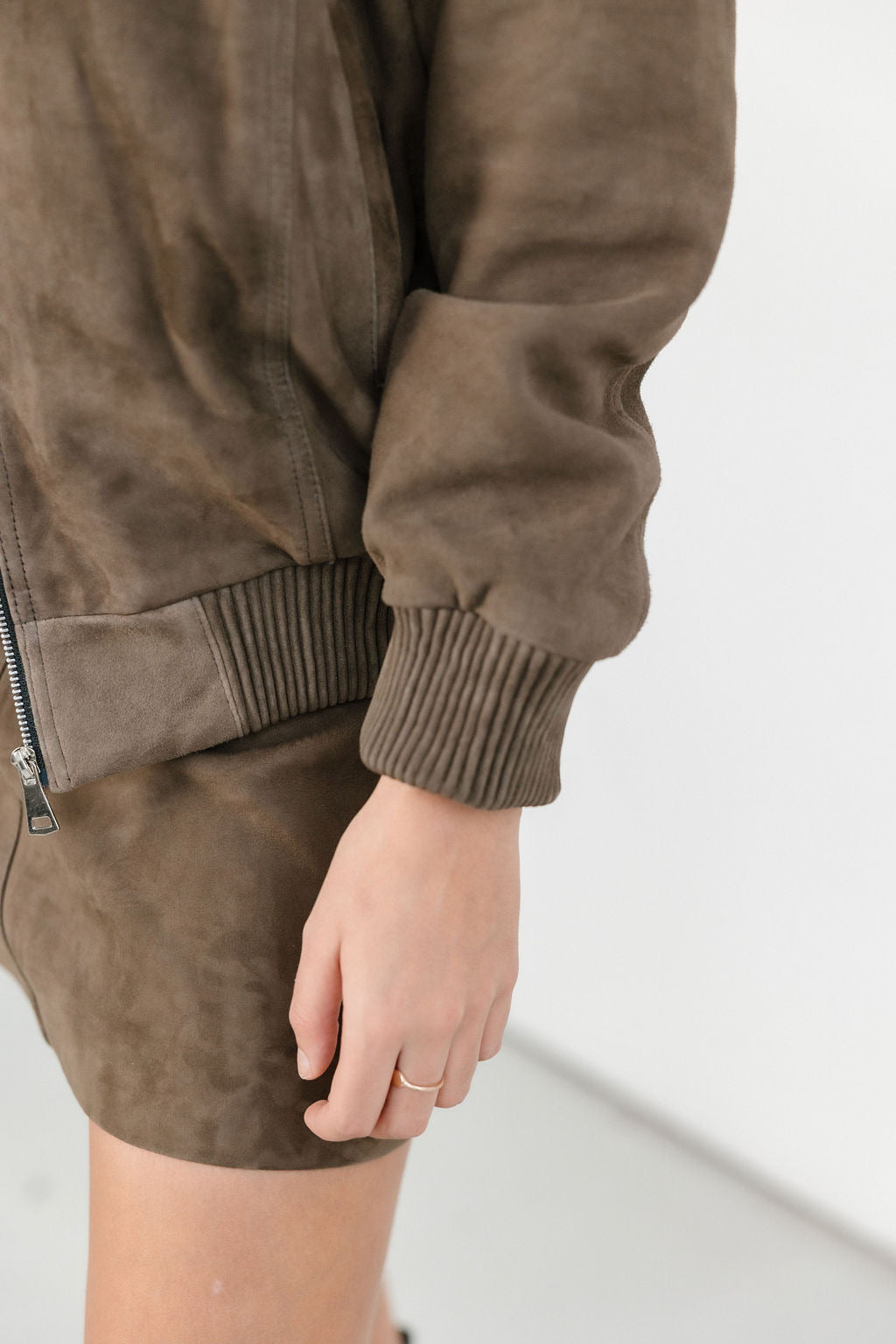 Berkeley Suede Bomber Jacket