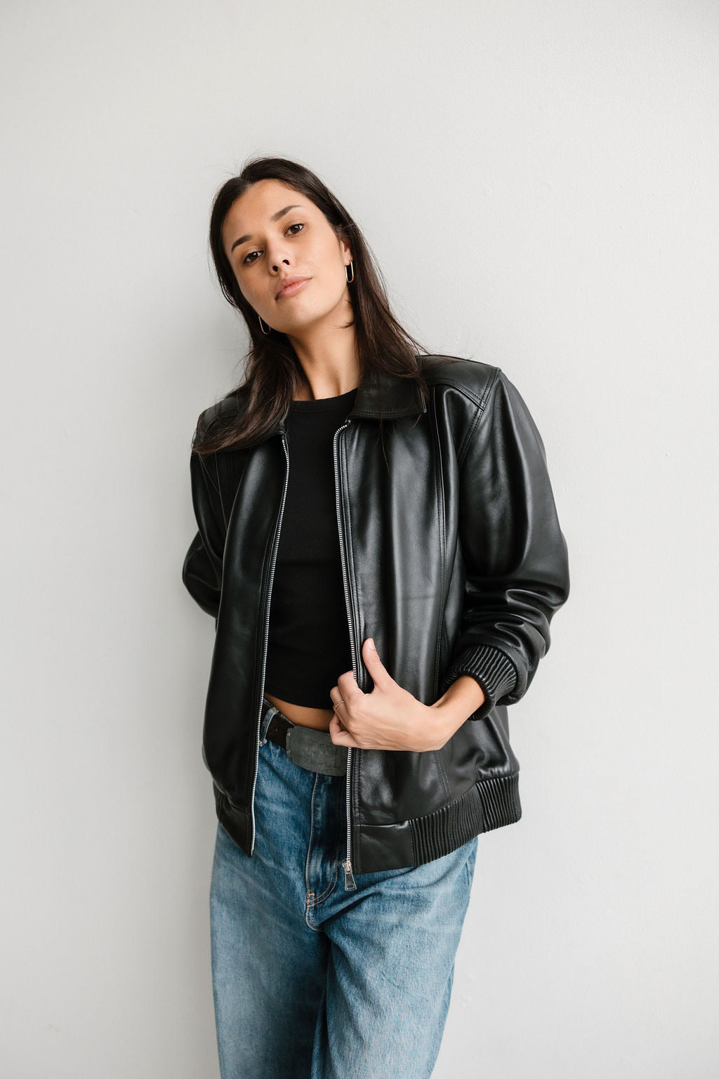 Berkeley Leather Bomber Jacket