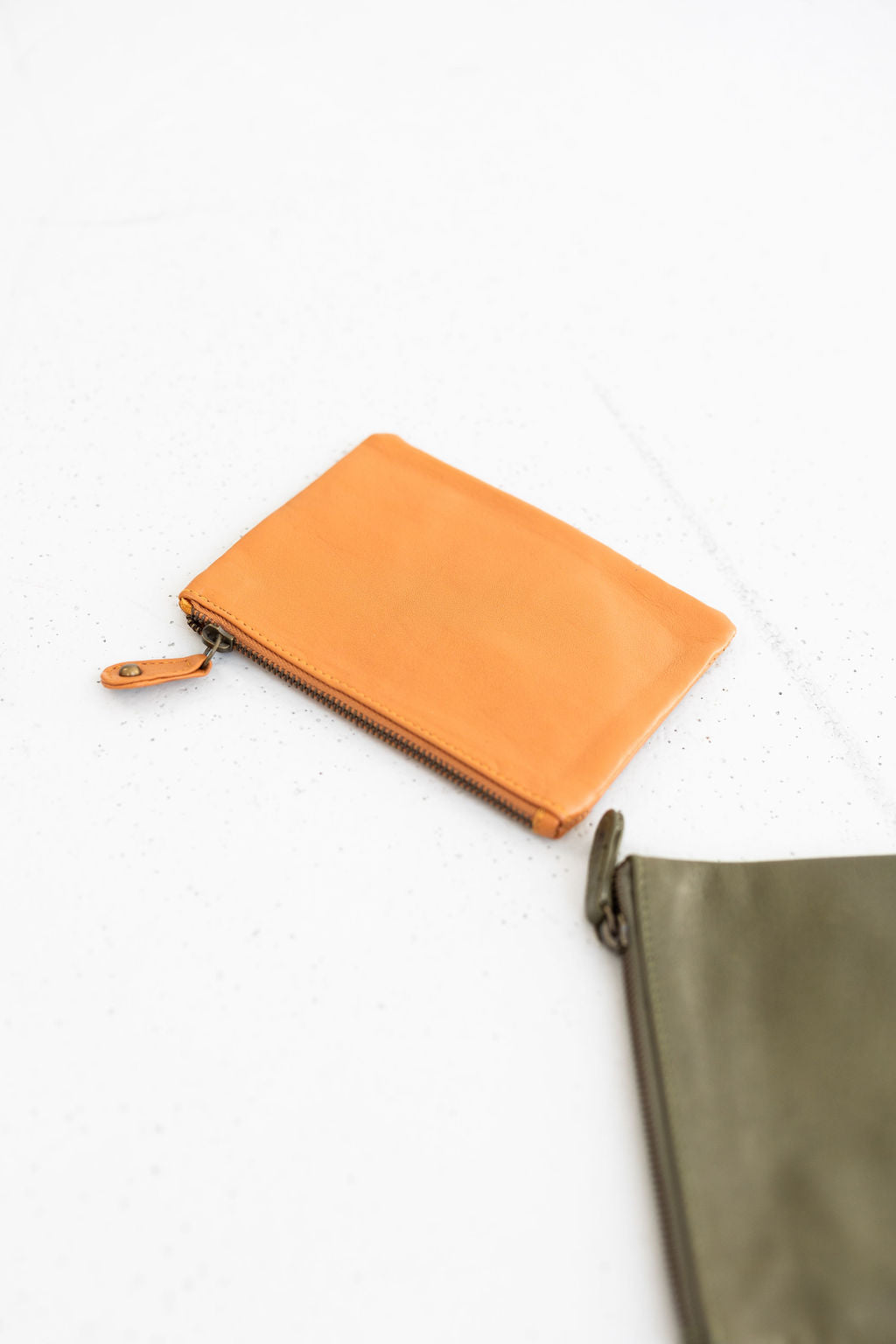 Mini Mulholland Leather Clutch