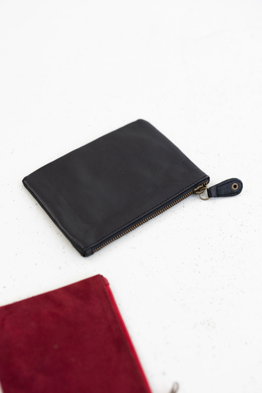 Mini Mulholland Leather Clutch